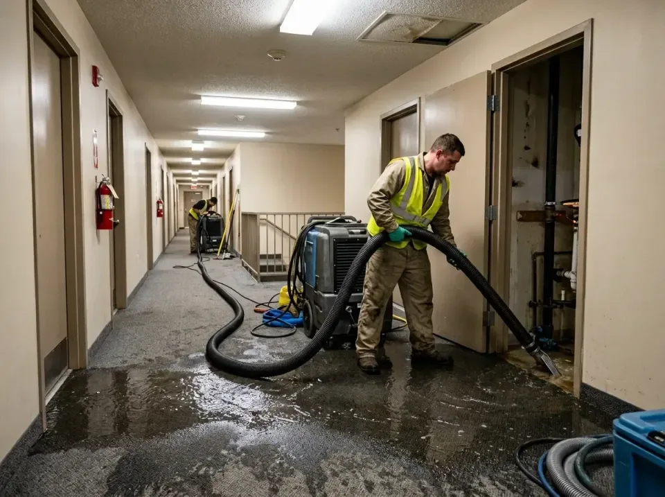 multi-unit-apartment-hallway-f-005 — frequently asked questions, Emergency Burst Pipe Water Extraction & Removal in Coral Hi…